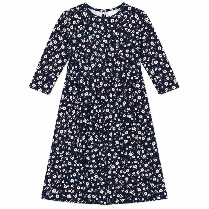 Girls Play Dress -Ribbed