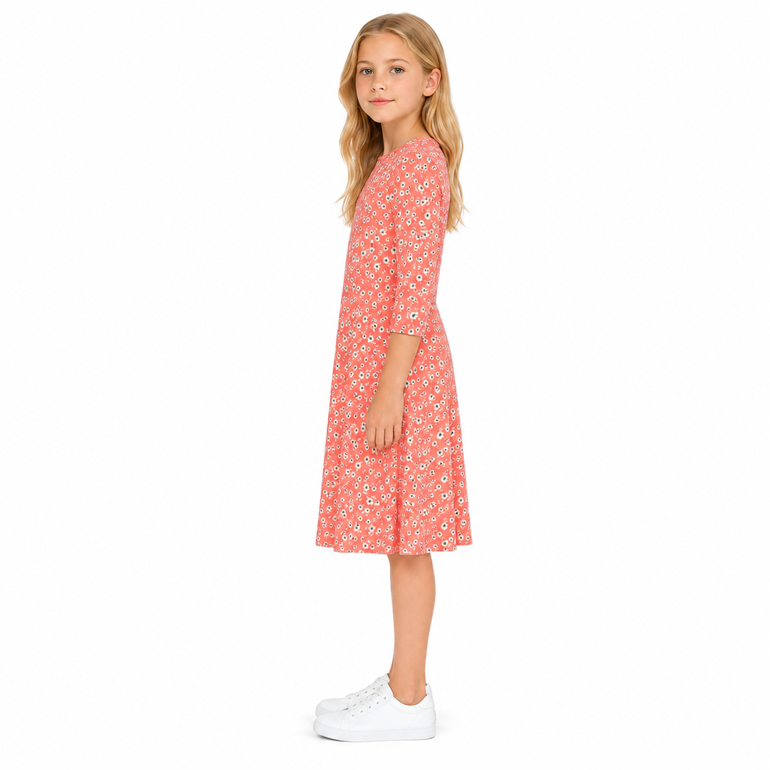 Girls Tunic Dress - Ribbed