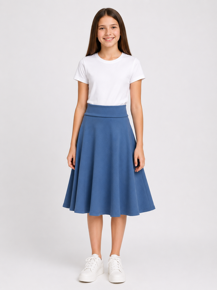 Girls Circle Skirt - *4 COLORS*