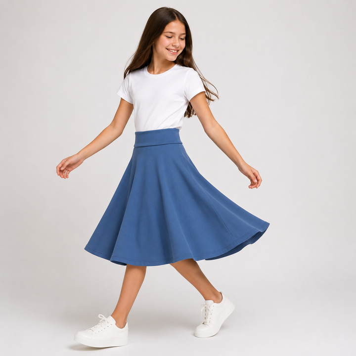 Girls Circle Skirt - *4 COLORS*