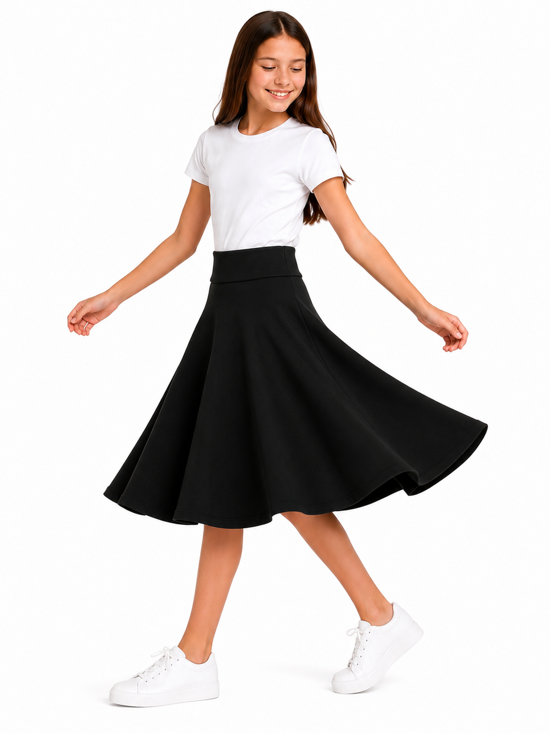 Girls Circle Skirt - *4 COLORS*
