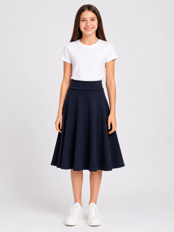 Girls Circle Skirt - *4 COLORS*