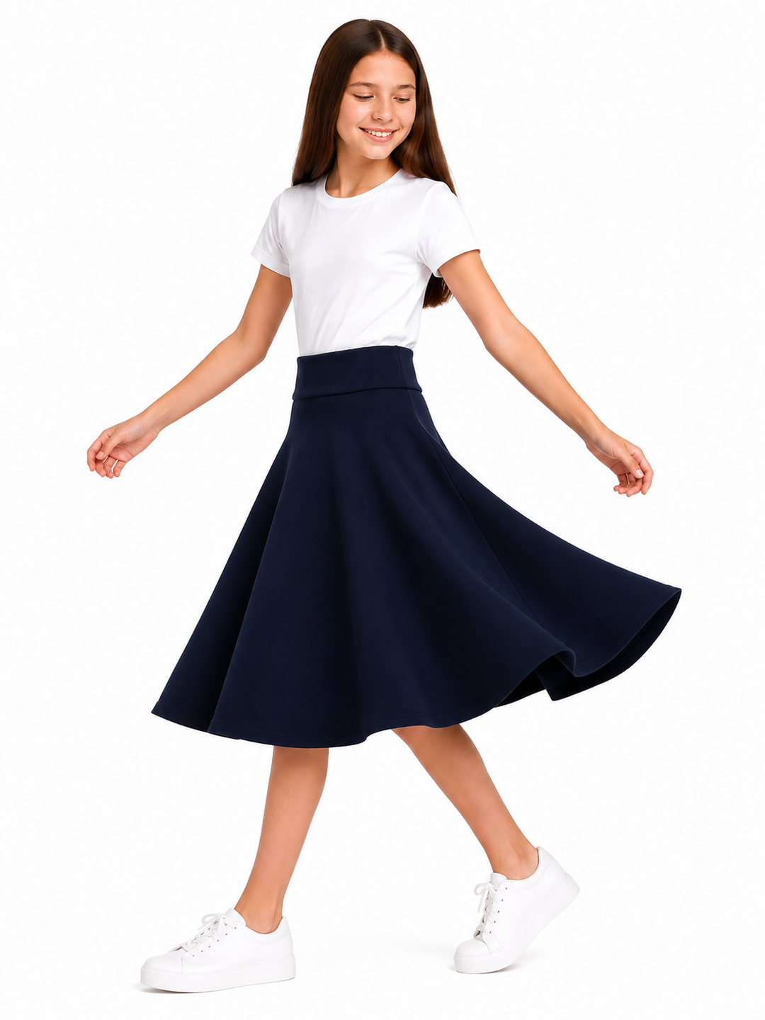 Girls Circle Skirt - *4 COLORS*