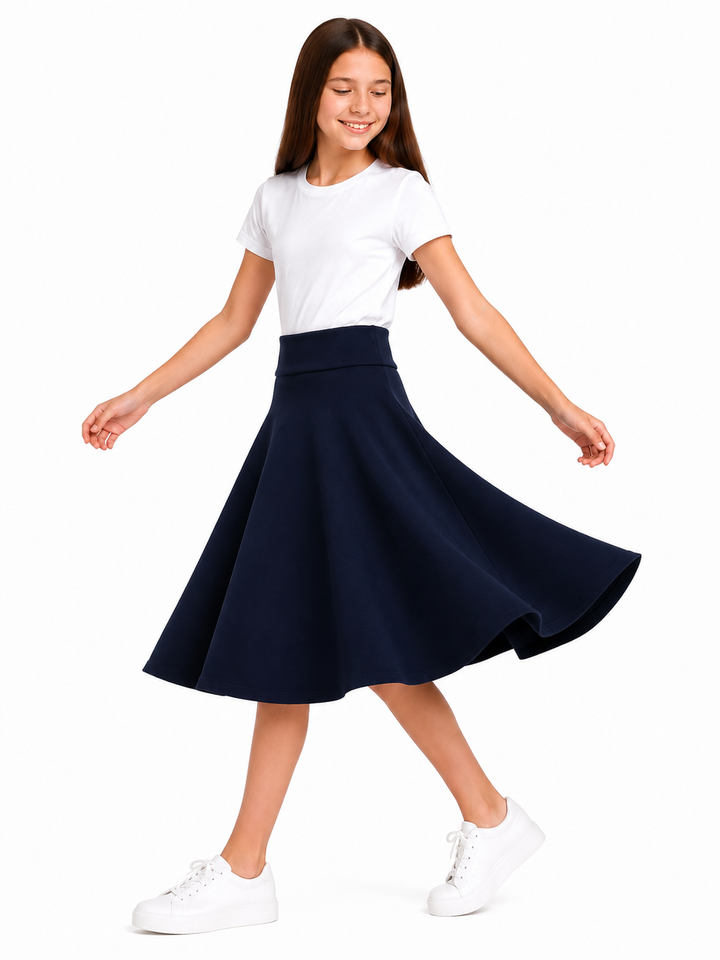 Girls Circle Skirt - *4 COLORS*