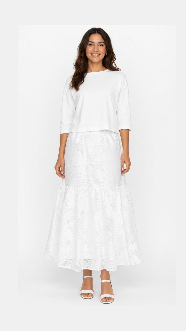 Tiered Maxi Skirt