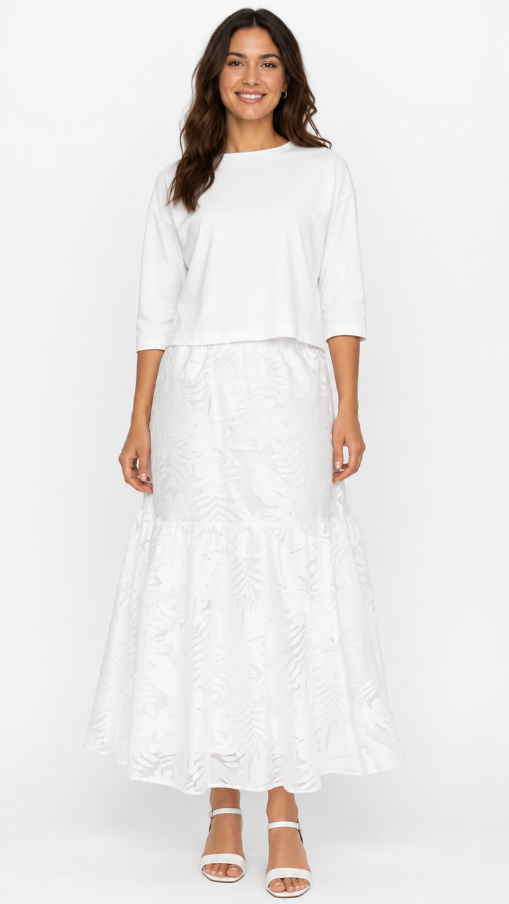 Tiered Maxi Skirt