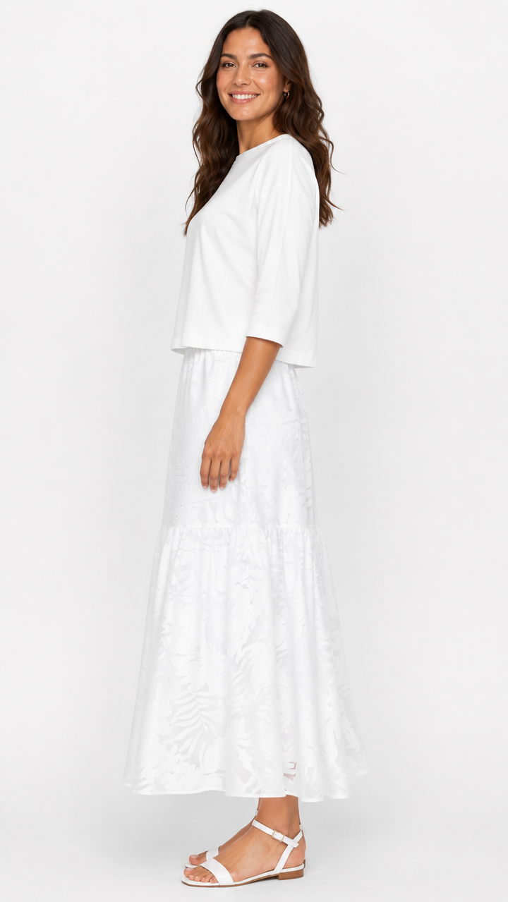 Tiered Maxi Skirt