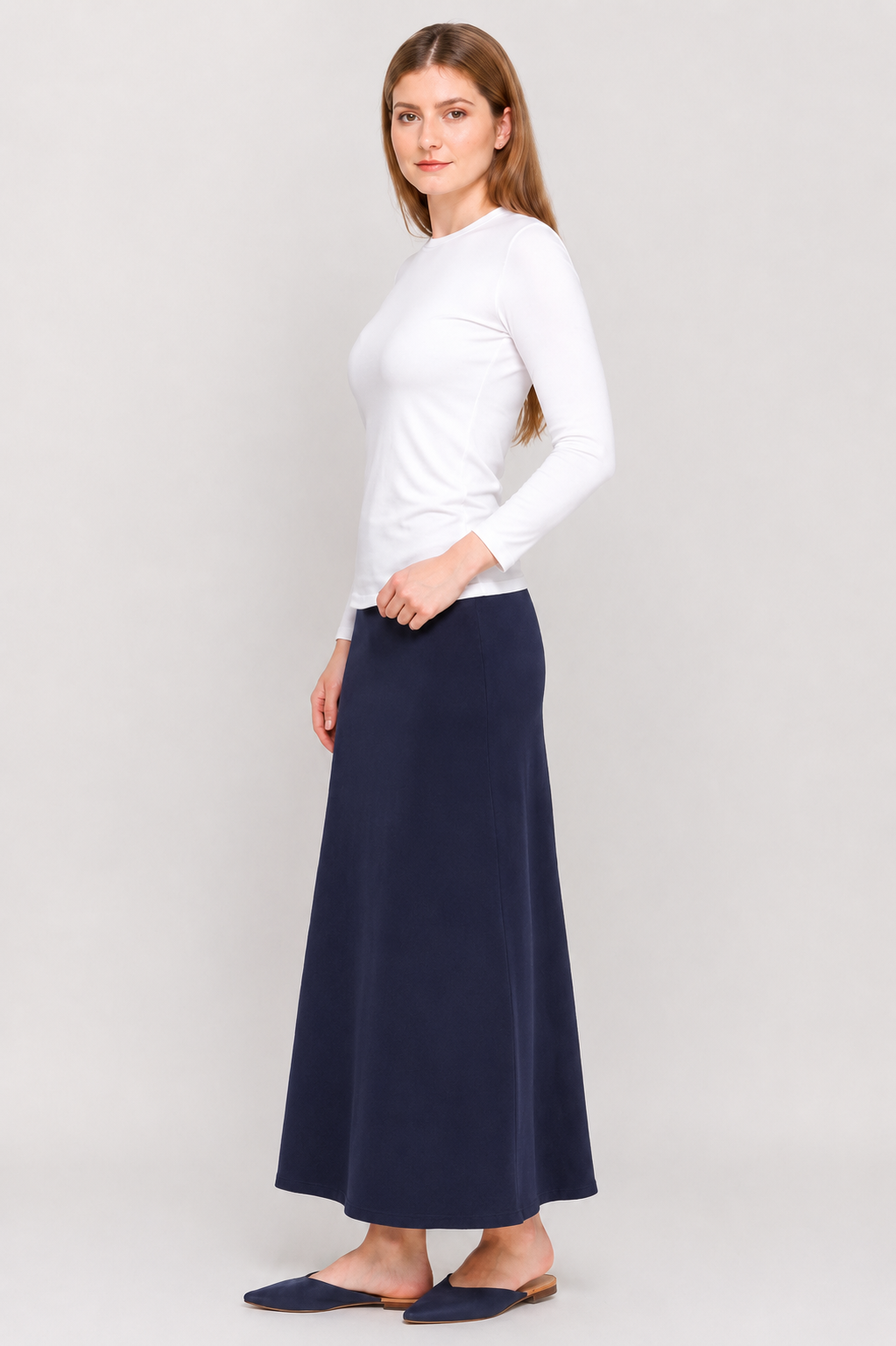 PDR Maxi Skirt - Navy