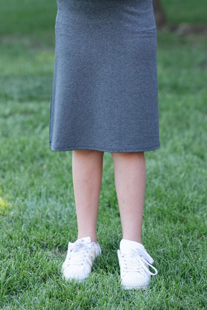 Girls Flare Skirt - Soft Terry