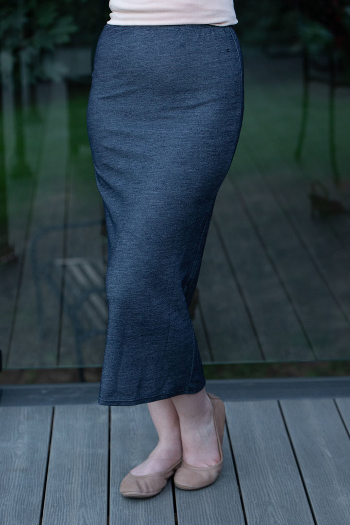 Midi Tube Skirt - Denim *XS & SM ONLY*