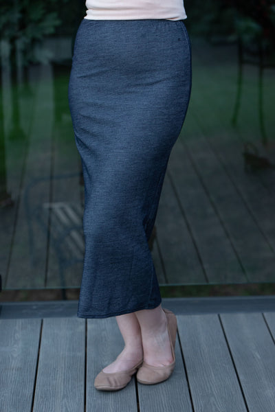 Midi Tube Skirt - Denim *XS & SM ONLY*