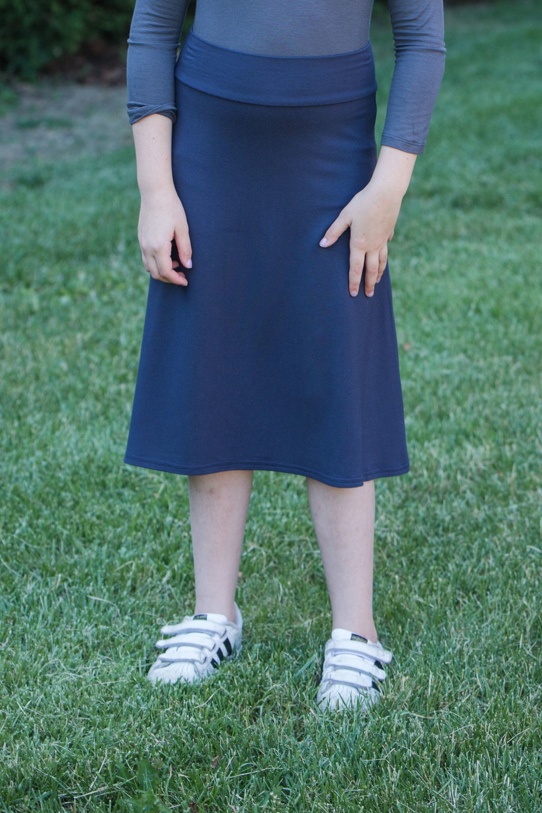 Girls Flare Skirt - Soft Terry