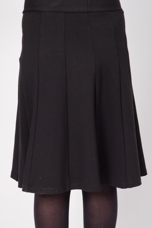 Girls Panel Skirt - Black