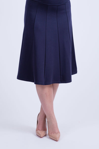 Panel Skirt - Navy *3 Lengths*