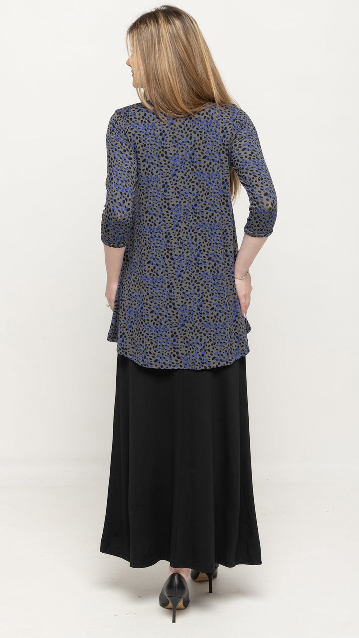 Bamboo Jersey Maxi Skirt - Black