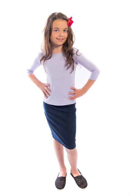 Girls Pencil Skirts - *6 Colors*