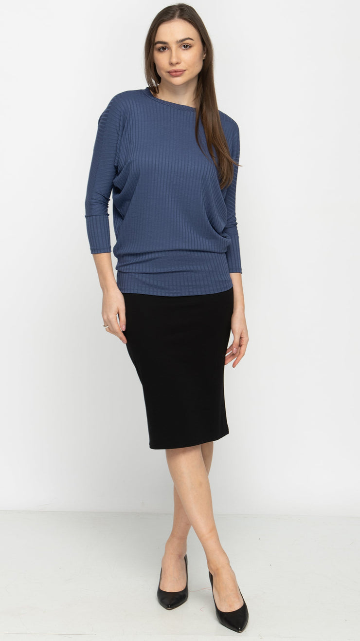 PDR Pencil Skirt - Navy