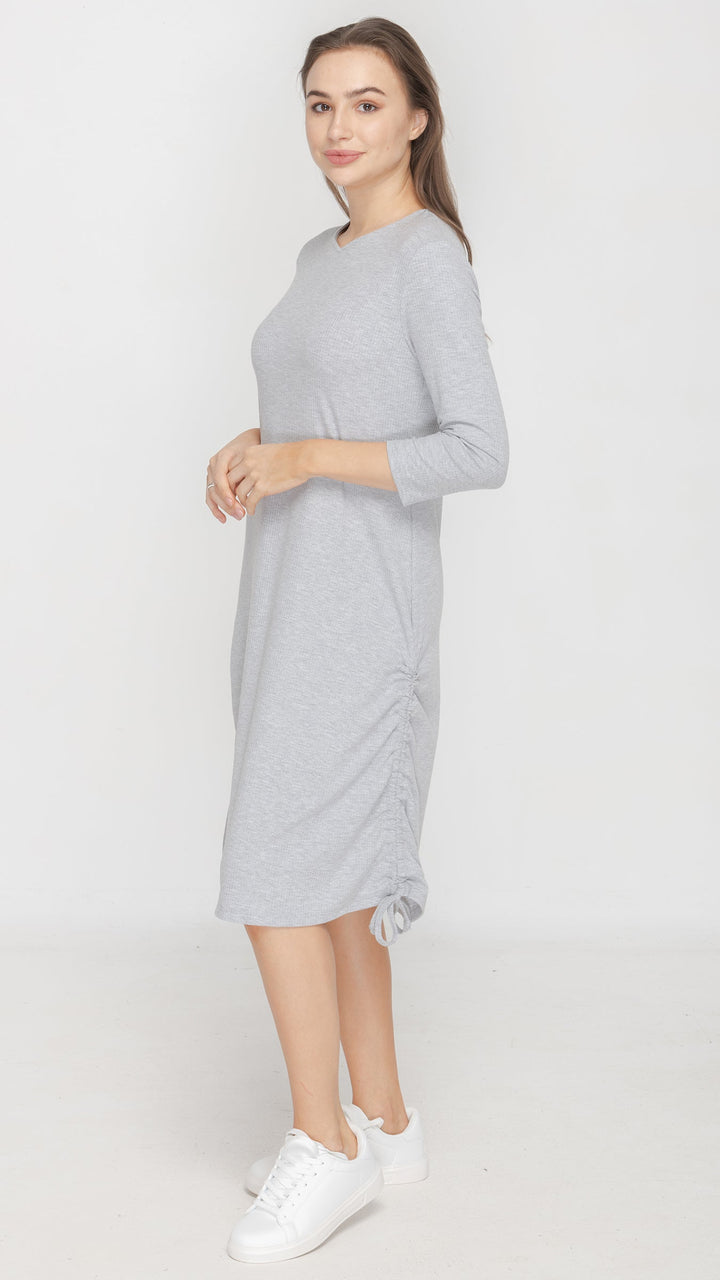 *XSMALL* Rib Ruched Dress