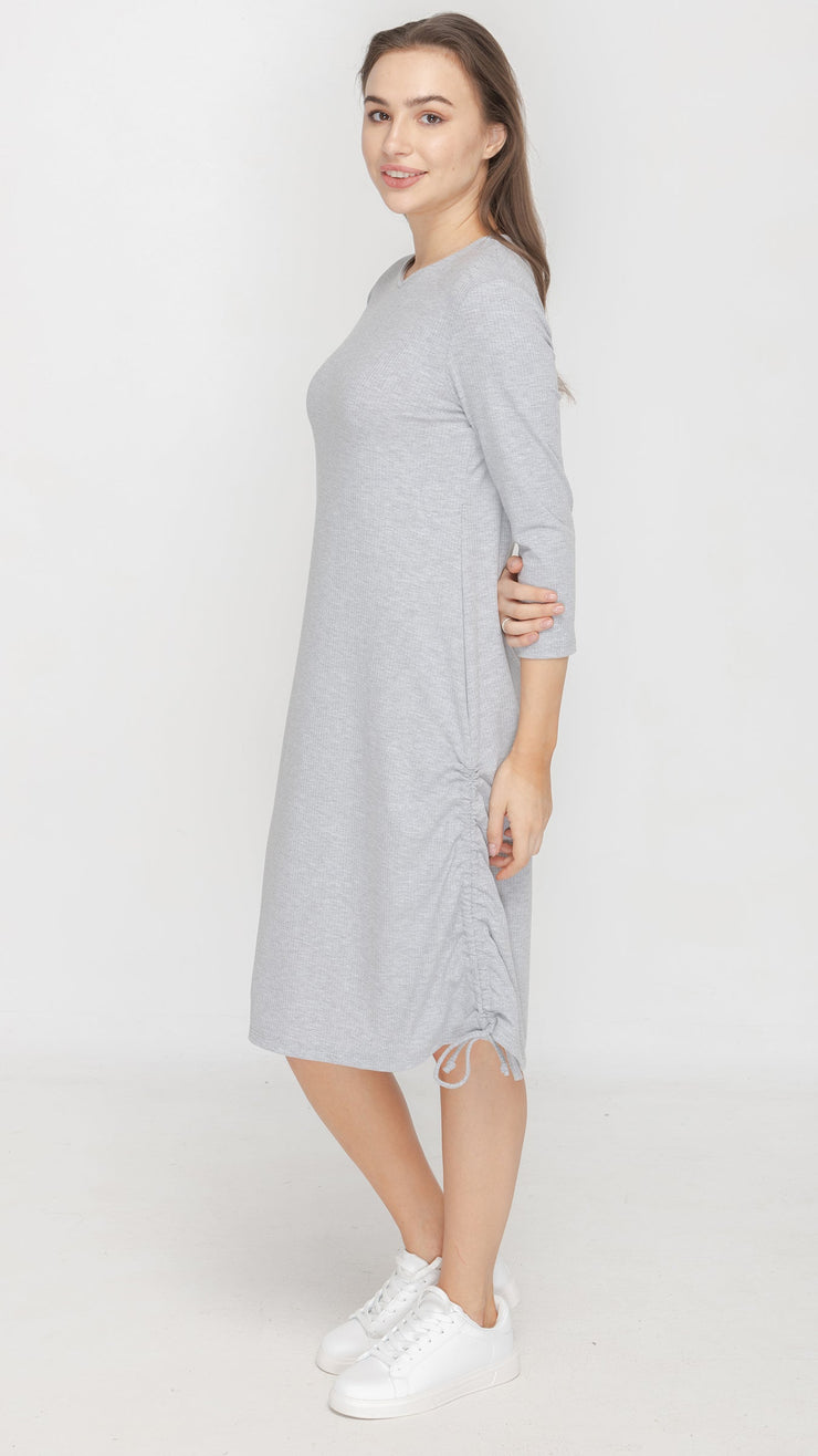 *XSMALL* Rib Ruched Dress