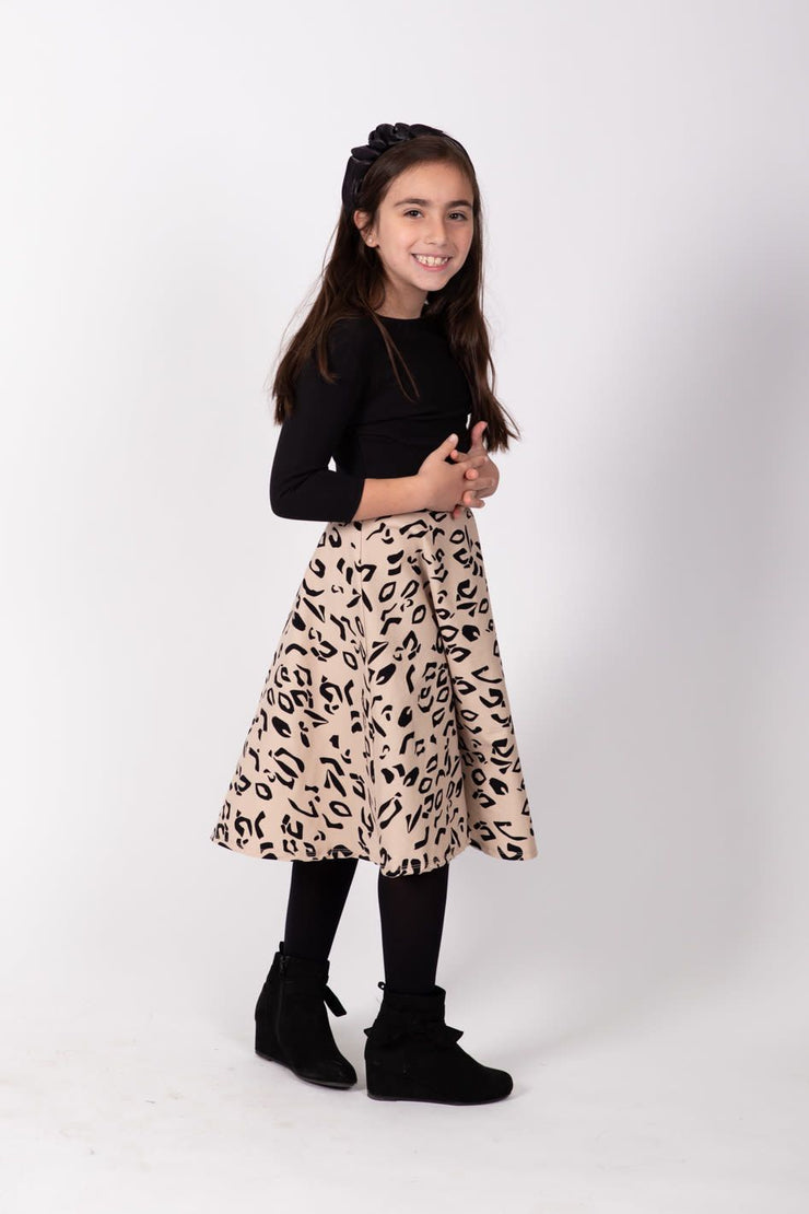 Girls Skater Dress - Animal Print * SIZE 5/6 ONLY*