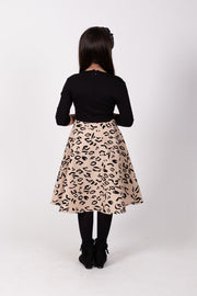 Girls Skater Dress - Animal Print * SIZE 5/6 ONLY*