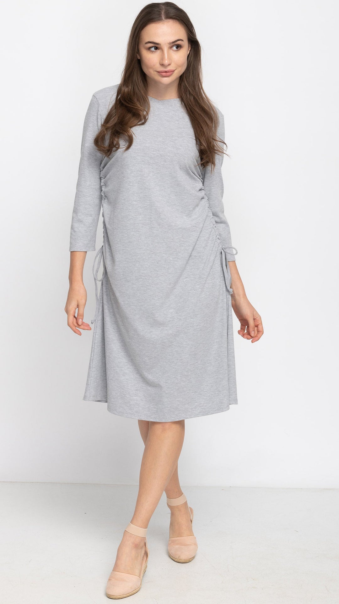 *XSMALL* Rib Ruched Dress