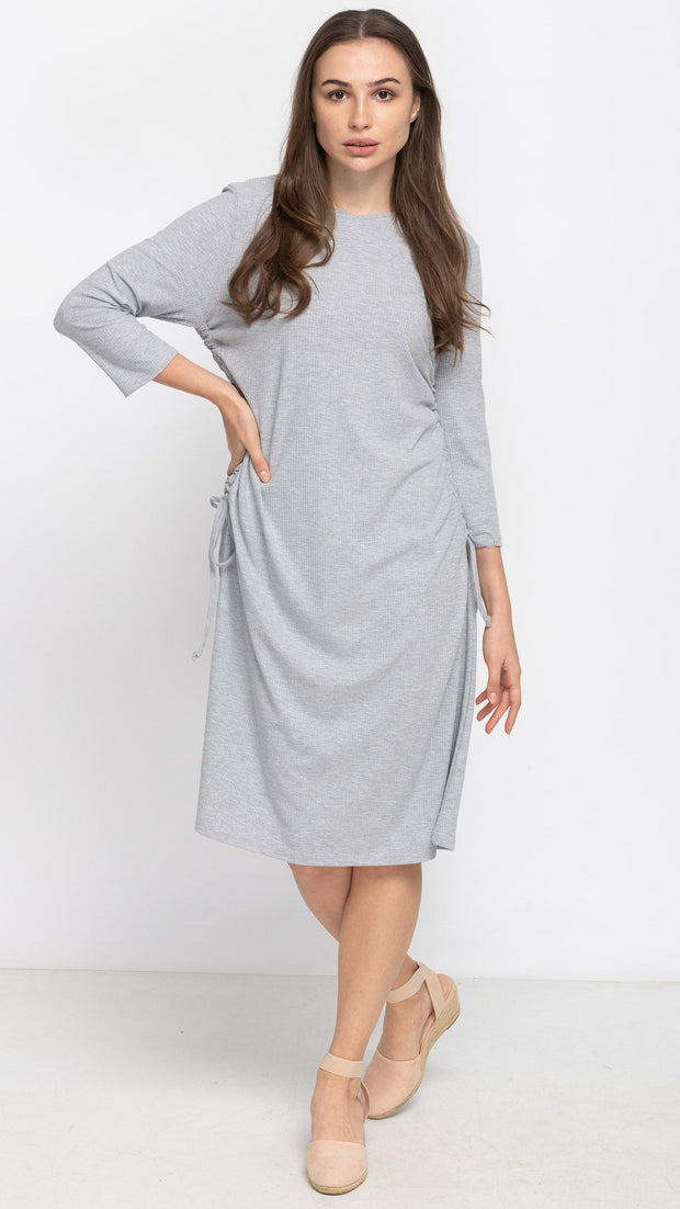 *XSMALL* Rib Ruched Dress